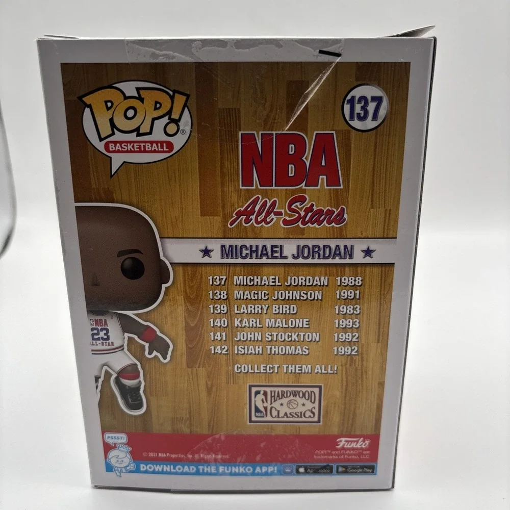 Michael Jordan Funko Pop‎ Figure NBA All-Star 1988 #137 Chicago Bulls GOAT HOF